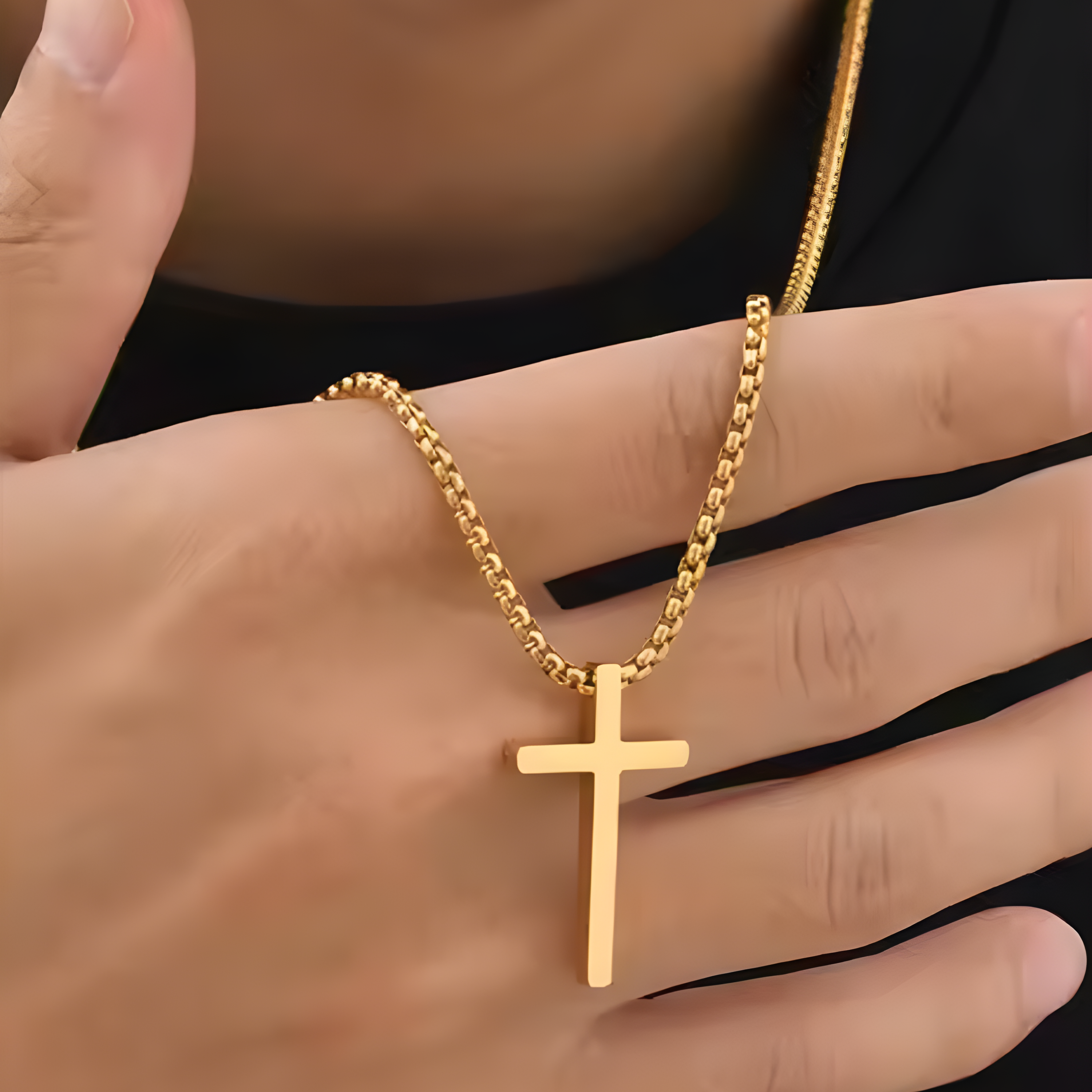 Solid Cross Chain
