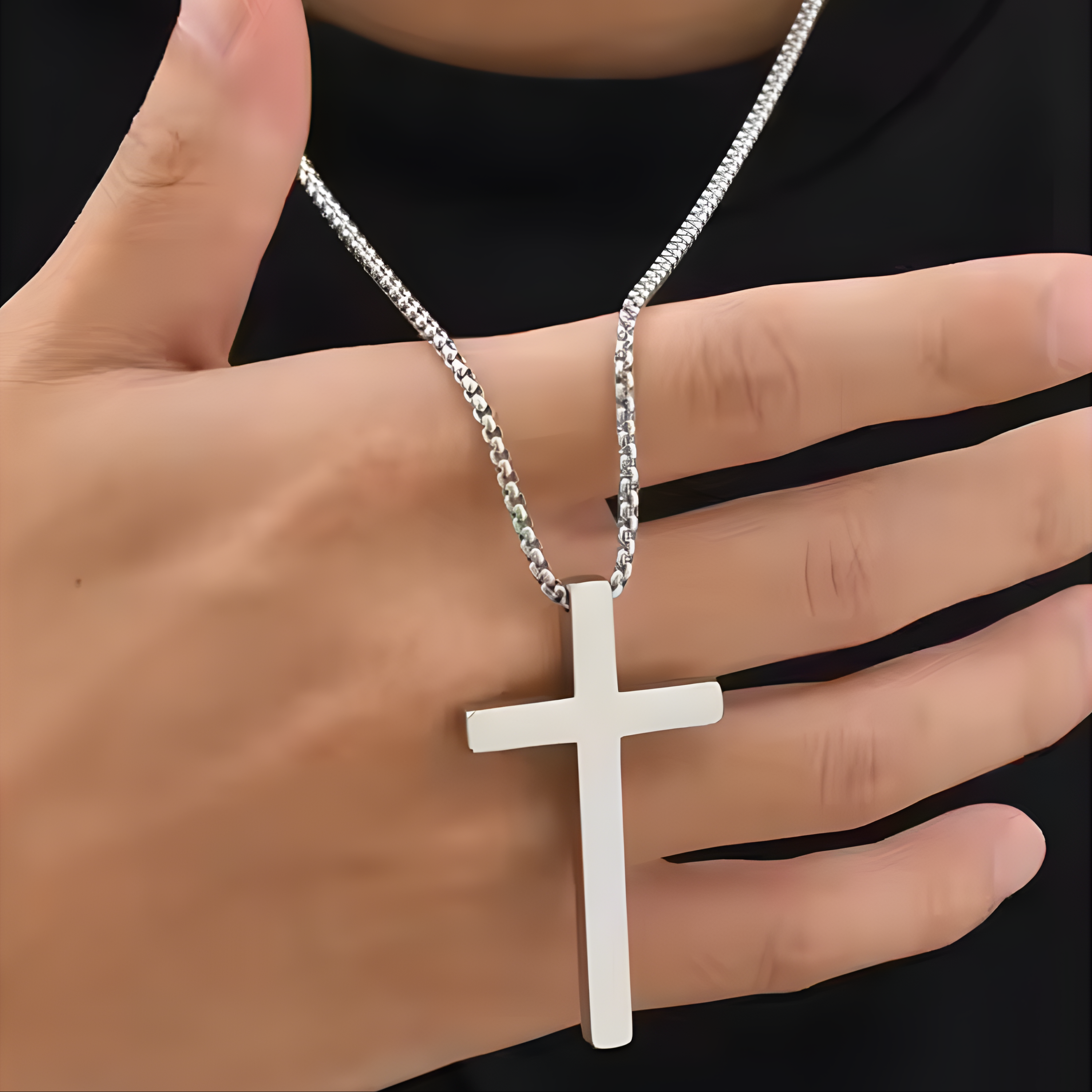 Solid Cross Chain