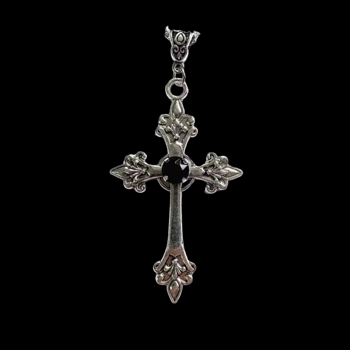 Gemstone Cross Chain